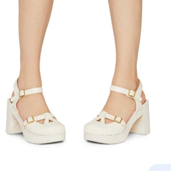 Free People Swedish Hasbeens Lacy Clogs 40 new without box - Picture 2 of 13